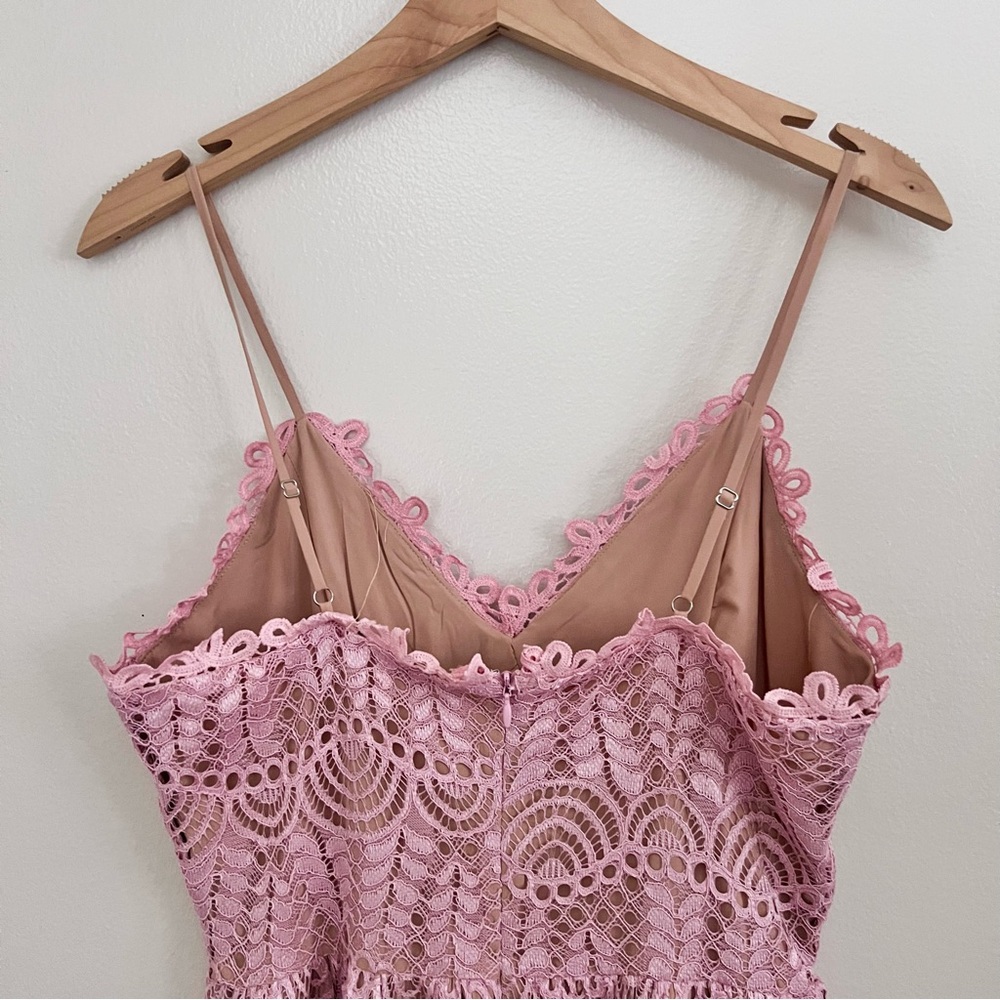 Current Air Affair Pink Lace Dress - Picture 12 of 16